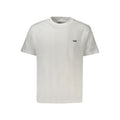 Vans Bianco Cotton Men T-Shirt, white casual short-sleeve tee with Vans logo, displayed flat on a neutral background.