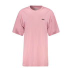 Vans Rosa cotton women's T-shirt featuring a casual fit and classic Vans logo design on the front.