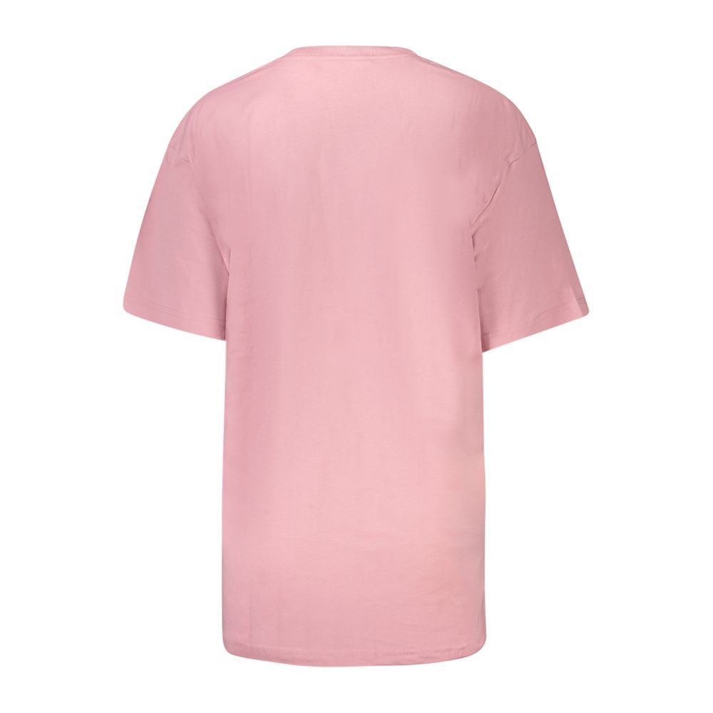 Vans Rosa cotton women's T-shirt with short sleeves and a relaxed fit, featuring a simple, stylish design.