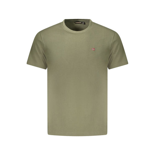 Napapijri Verde Cotton Men T-Shirt Napapijri
