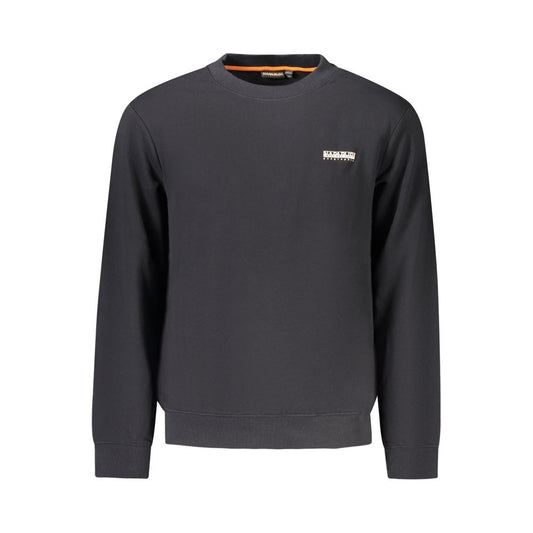 Napapijri Black Cotton Men Sweater Napapijri