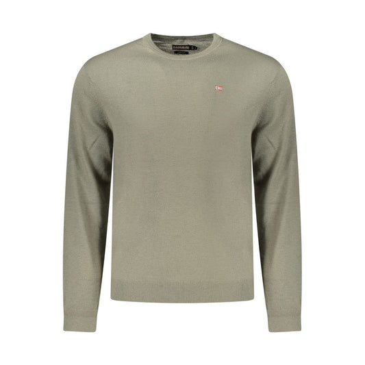 Napapijri Verde Wool Men Sweater Napapijri