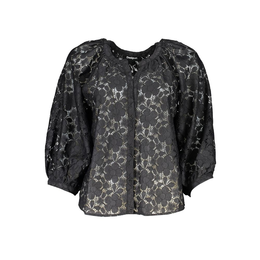 Desigual Black Polyester Women's Shirt Desigual