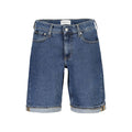 Calvin Klein Blu Cotton Men Shorts featuring a classic fit, lightweight fabric, and Calvin Klein branding on the waistband.