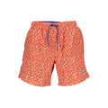 Red North Sails men's swim boxer made of polyester, featuring a comfortable fit and sporty design.