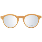 Sting brown acetate and plastic eyeglass frames with sleek design and clear lenses, showcasing stylish eyewear for everyday wear.