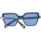 Sting Blue acetate and plastic eyeglass frames with sleek design and clear lenses for stylish vision correction.