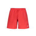 Fila Rosso polyester men's swim boxer shorts with a fitted design and elastic waistband, perfect for swimming and beachwear.