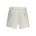 Guess Jeans White Cotton Women's Short - Eljoys Fashion 