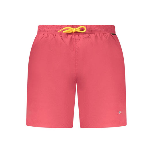 Napapijri Rosso Poliammide Men's Swim Boxer Napapijri