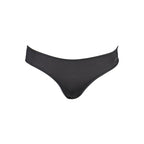 Black Karl Lagerfeld women's swim briefs made of polyamide fabric, featuring a sleek, fitted design for swimming and beachwear.
