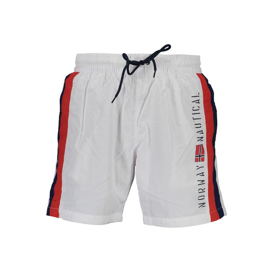 Norway 1963 White Polyamide Men's Swim Boxer Norway 1963
