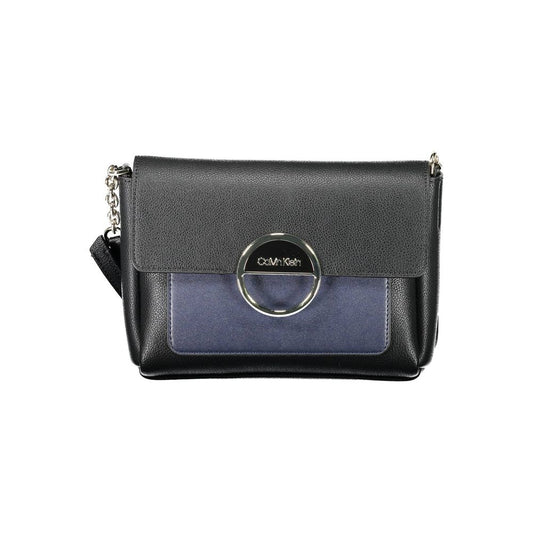 Calvin Klein Black Polyurethane Women Shoulder Bag Calvin Klein