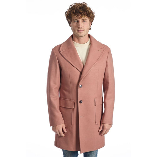 Roberto Pepe Luxury Multicolor Wool Men Jacket Roberto Pepe Luxury