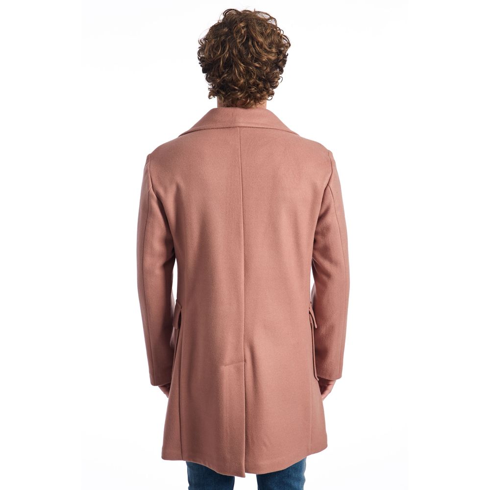 Multicolor wool men's jacket by Roberto Pepe Luxury, featuring a stylish design and tailored fit.