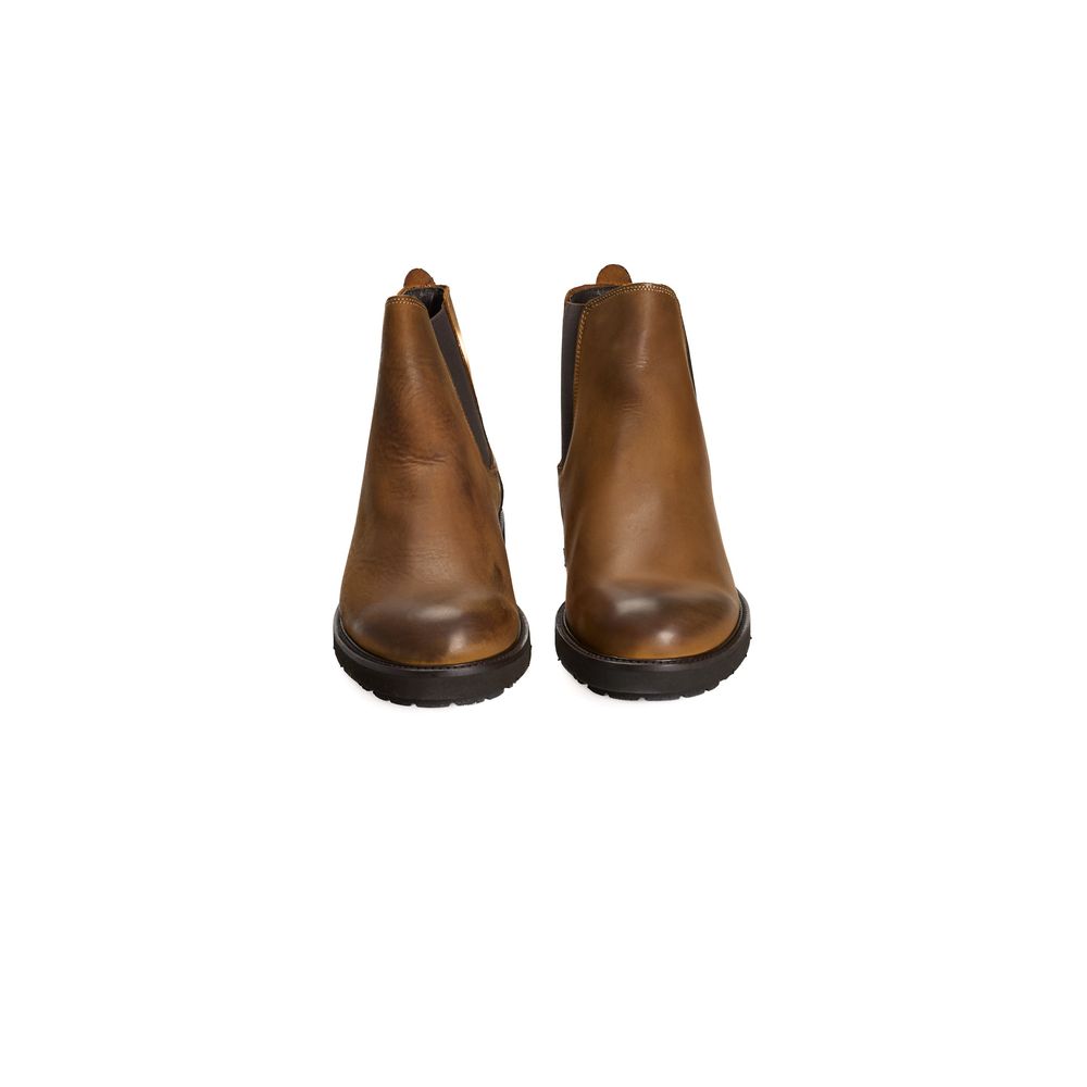 Roberto Pepe Luxury Brown Calfskin Men Boot - Eljoys Fashion 
