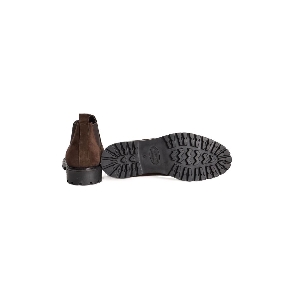 Roberto Pepe Luxury Brown Calfskin Men's Boot
