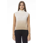 Baldinini Trend White Wool Women Sweater Baldinini Trend