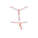 Karl Lagerfeld Rosso nylon women’s swimsuit with a sleek design and adjustable straps, perfect for beach or poolside wear.