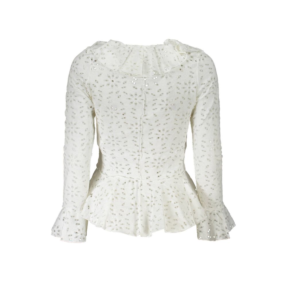 Desigual White Cotton Shirt