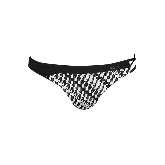 Karl Lagerfeld Black Elastane Swim Briefs