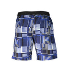 Karl Lagerfeld men's swim trunks made of blue polyester with a stylish design, perfect for beach or poolside wear.