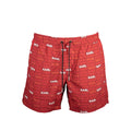 Karl Lagerfeld Rosso polyester men's swim boxer with a bold red color and comfortable fit, ideal for beach and pool wear.