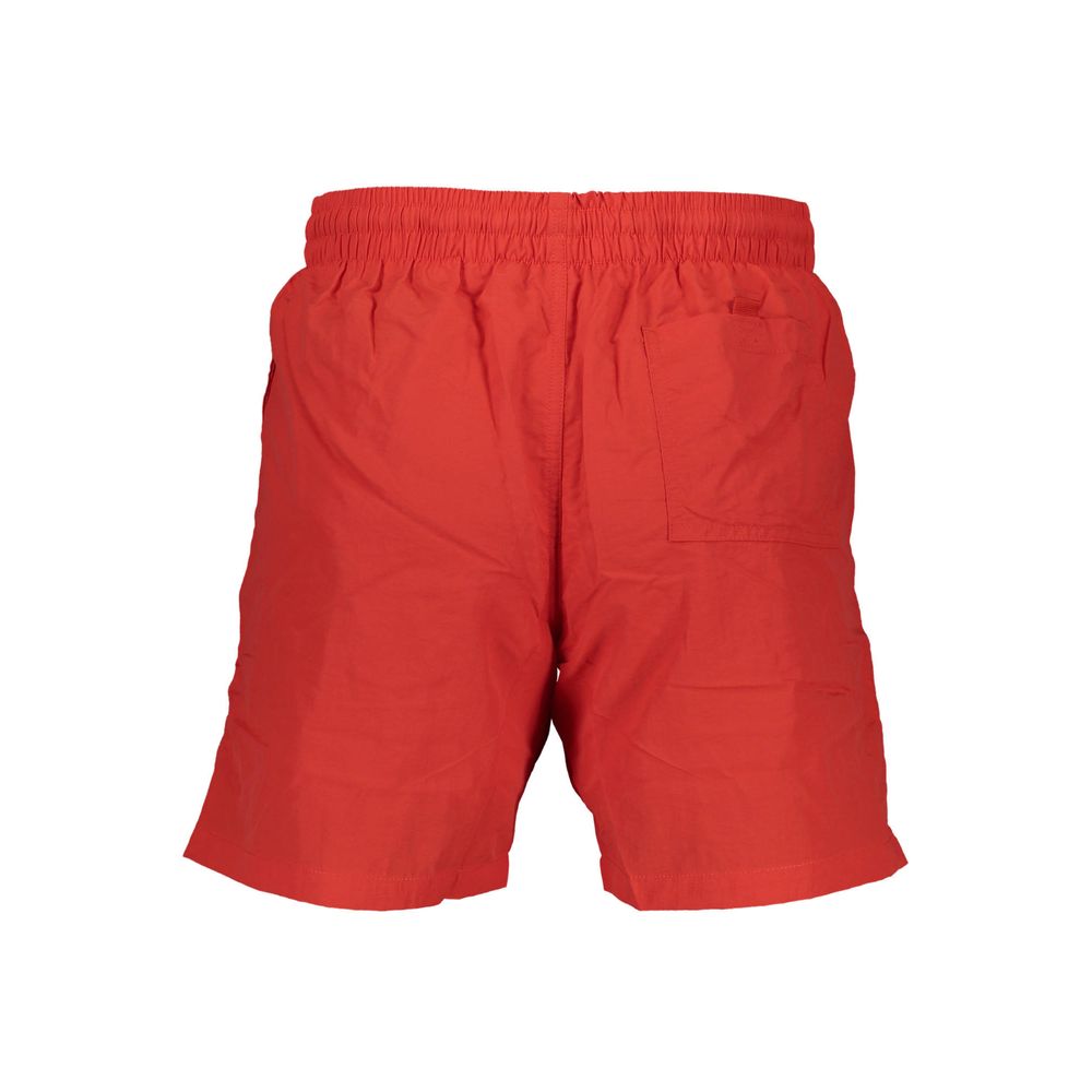 Norway 1963 Rosso Poliammide men's swim boxer featuring red color and comfortable fit, designed for active swimming.