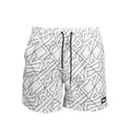 Karl Lagerfeld Bianco Polyester Men's Swim Boxer Karl Lagerfeld