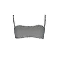 Black Karl Lagerfeld women's swimsuit made of polyamide, featuring a sleek, fitted design with stylish straps and a modern silhouette.
