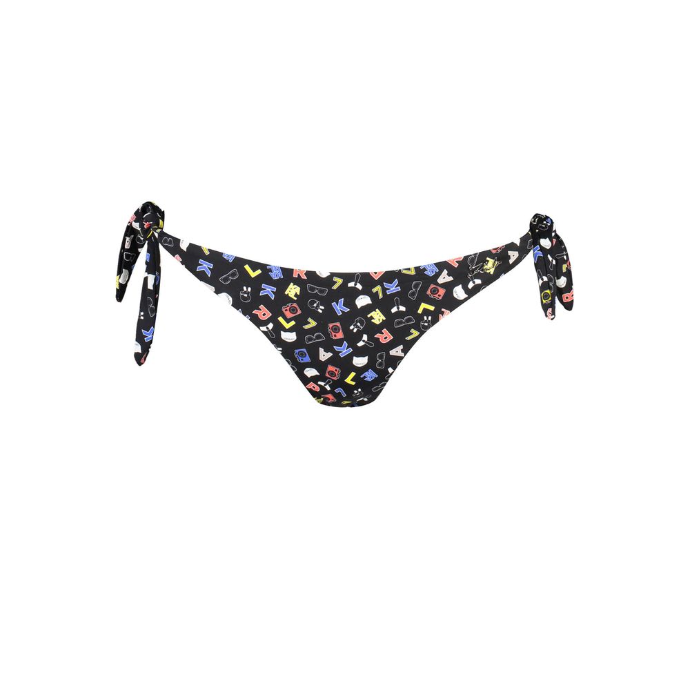 Karl Lagerfeld Black Polyamide Women Swim Brief