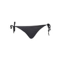 Black Karl Lagerfeld women's swim briefs made of polyamide, featuring a sleek design and comfortable fit for swimming or beachwear.