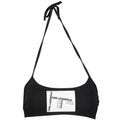 Black Karl Lagerfeld women's swimsuit made of polyamide, featuring a sleek design and modern style for swimwear fashion.