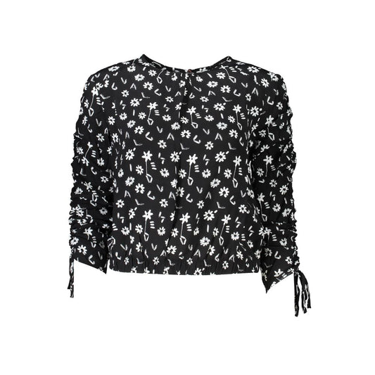 Desigual Black Viscose Women Blouse Desigual