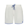 Norway 1963 men's swim boxer in white bianco poliammide fabric, featuring a snug fit and classic swimwear design.