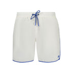 Norway 1963 men's swim boxer in white bianco poliammide fabric, featuring a snug fit and classic swimwear design.