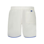 Norway 1963 men's swim boxers in bianco poliammide featuring a classic fit and sleek white design.