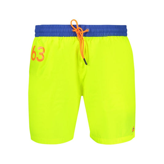 Norway 1963 Giallo Poliammide Men's Swim Boxer Norway 1963