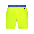 Men's Norway 1963 Giallo Poliammide swim boxer shorts with yellow and black design, made from lightweight poliammide fabric.
