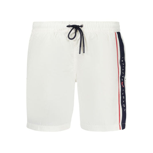 Norway 1963 White Polyamide Men's Swim Boxer Norway 1963