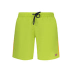 Norway 1963 Verde Poliammide men's swim boxer featuring vibrant green fabric and comfortable fit, designed for swimwear use.