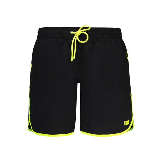 Norway 1963 Black Polyamide Men's Swim Trunk Norway 1963