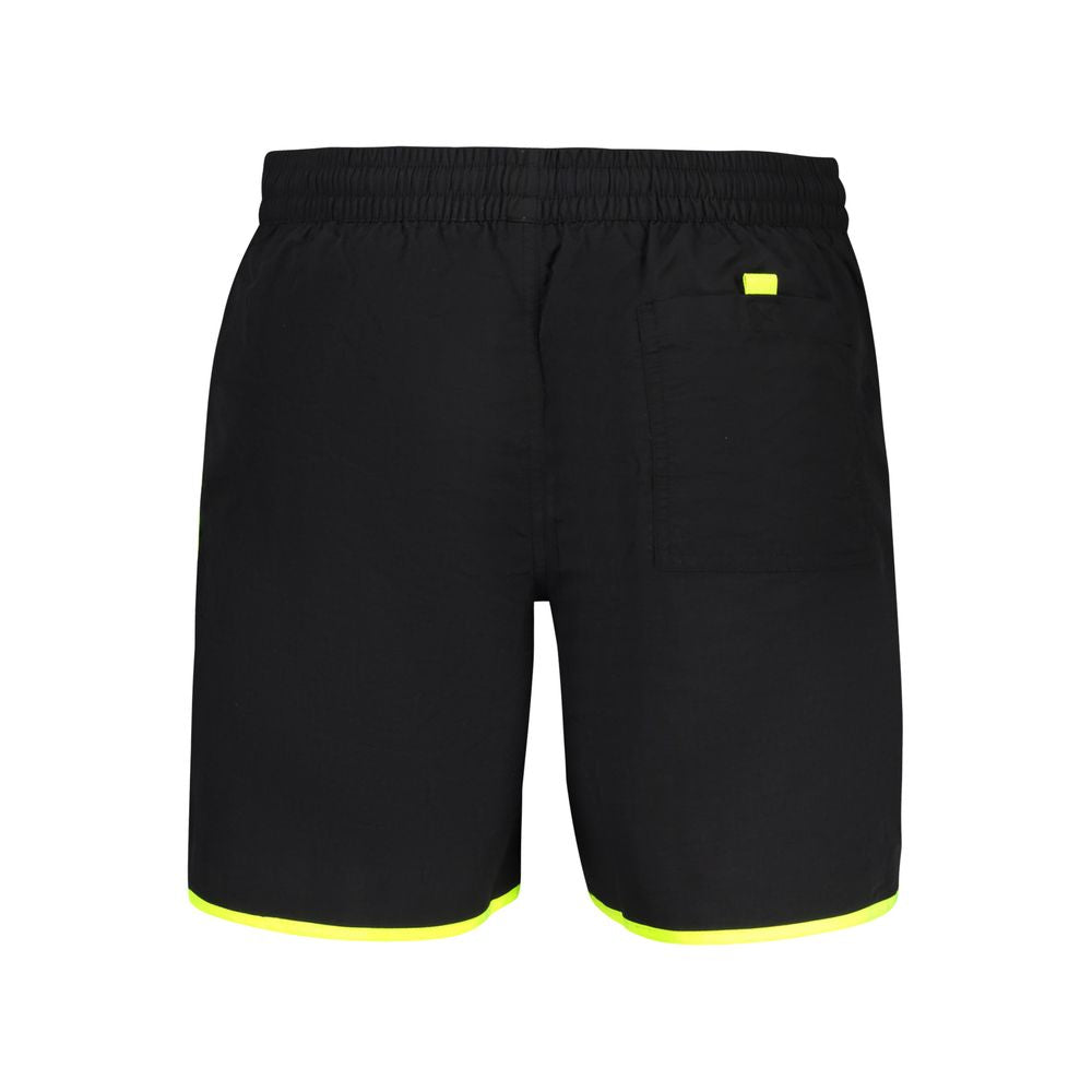 Norway 1963 Black Polyamide Men's Swim Trunk Norway 1963