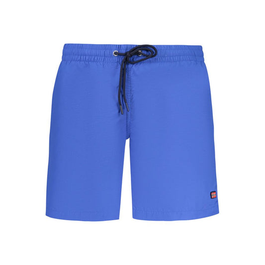 Norway 1963 Blu Poliammide Men's Swim Boxer Norway 1963