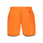 Norway 1963 Arancione Poliammide men's swim boxer showing bright orange swim trunks with branding details.