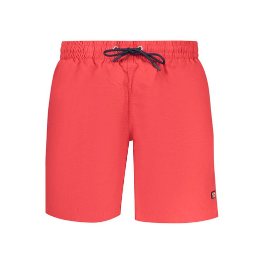 Norway 1963 Rosso Poliammide Men Swim Boxer Norway 1963