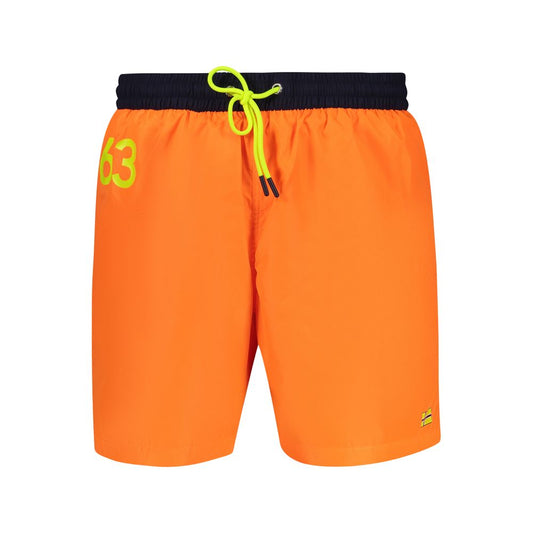 Norway 1963 Arancione Poliammide Men's Swim Boxer Norway 1963