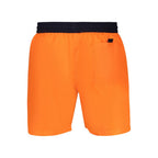 Norway 1963 Arancione Poliammide men's swim boxer featuring bright orange color and snug fit, ideal for swimming and beach wear.