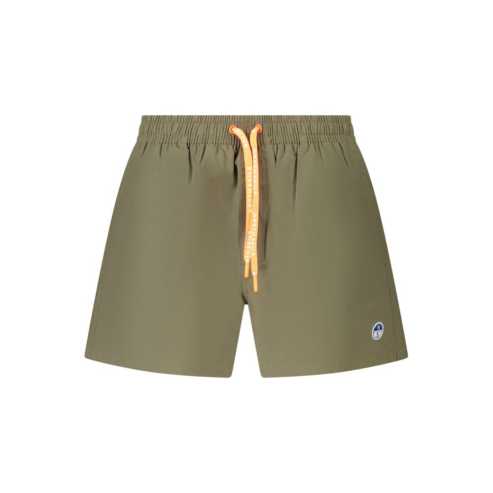 North Sails Verde Nylon men's swim boxer shorts with a sporty design and elastic waistband.