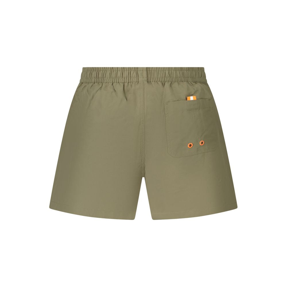 North Sails Verde Nylon men's swim boxer shorts featuring a vibrant green color and comfortable fit.
